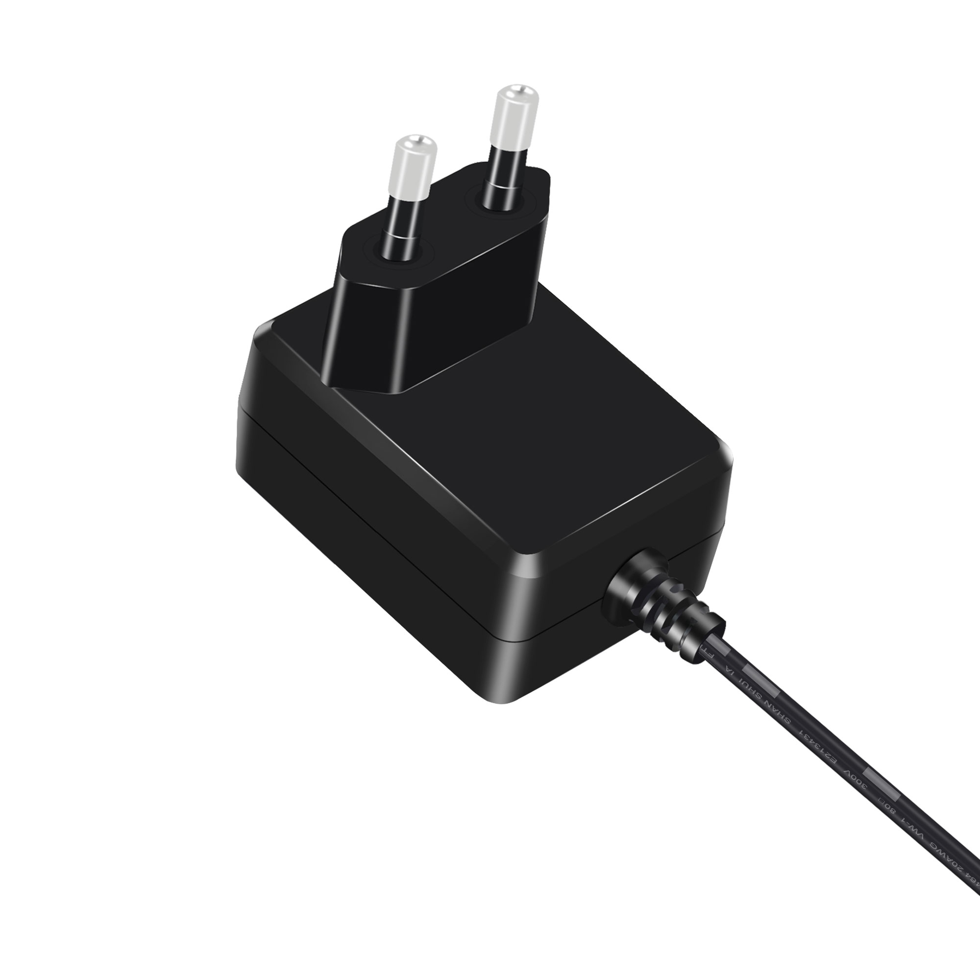 12W欧规电源适配器/12V1A/24V0.5