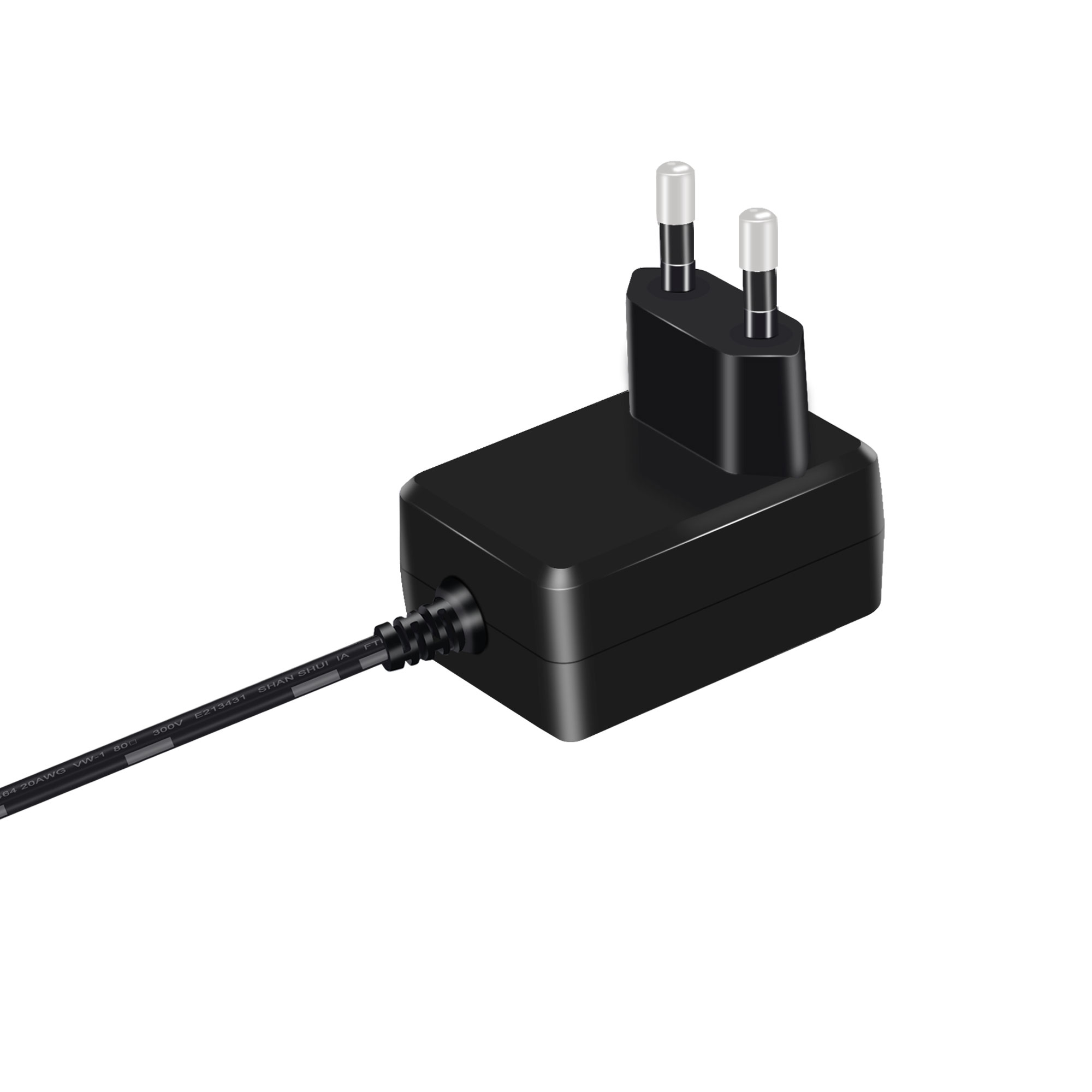 12W欧规电源适配器/12V1A/24V0.5