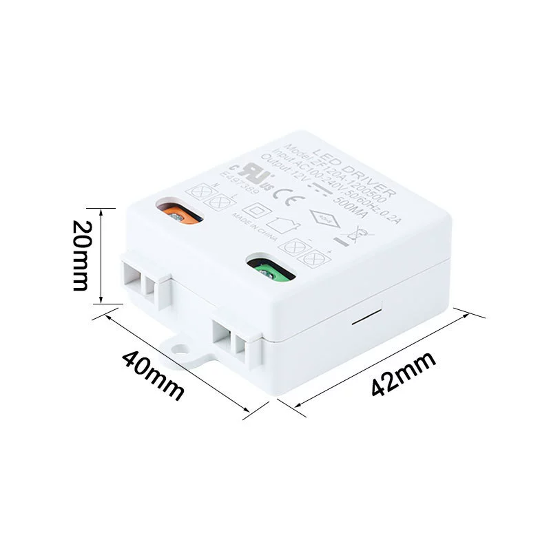 6W led驱动电源UL/CE认证12V0.5A/24V0.25A